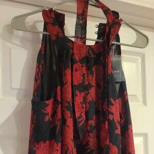 Floral Torrid red shirt